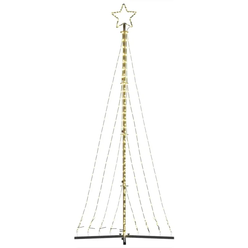 LED Kalėdų eglutė 447 LED Šiltai Balta 250 cm