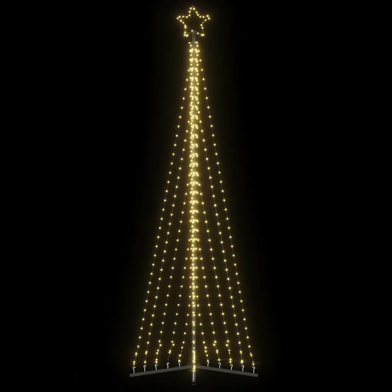 LED Kalėdų eglutė 495 LEDs Šilta Balta 300,5 cm