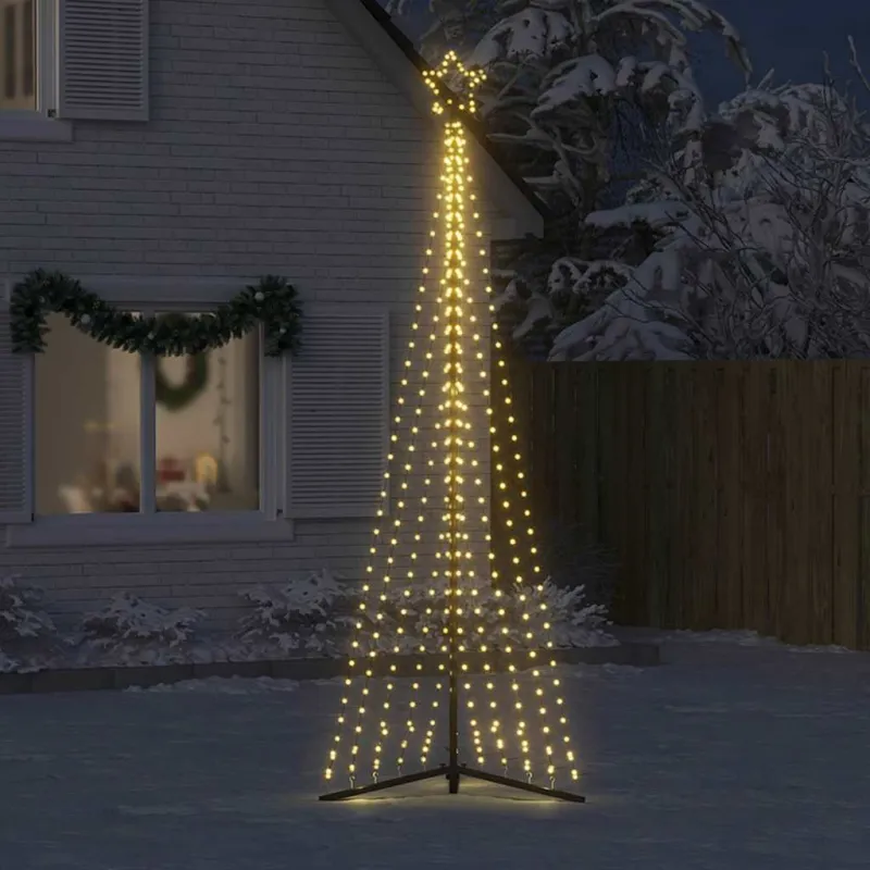 LED Kalėdų eglutė 495 LEDs Šilta Balta 300,5 cm