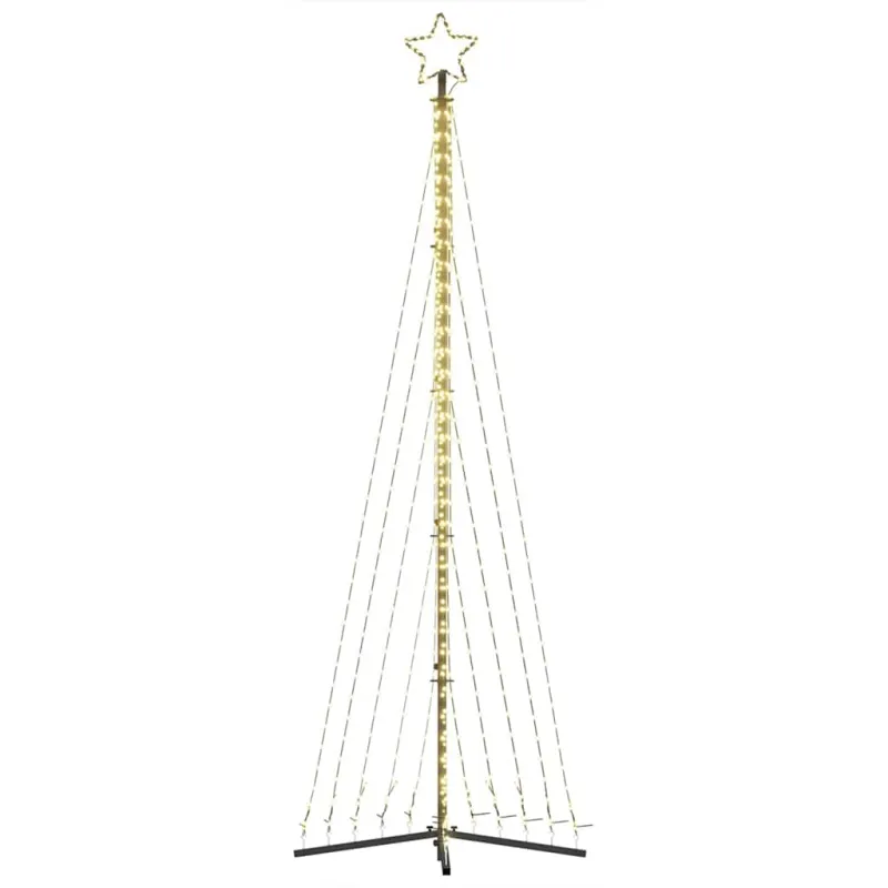 LED Kalėdų eglutė 495 LEDs Šilta Balta 300,5 cm