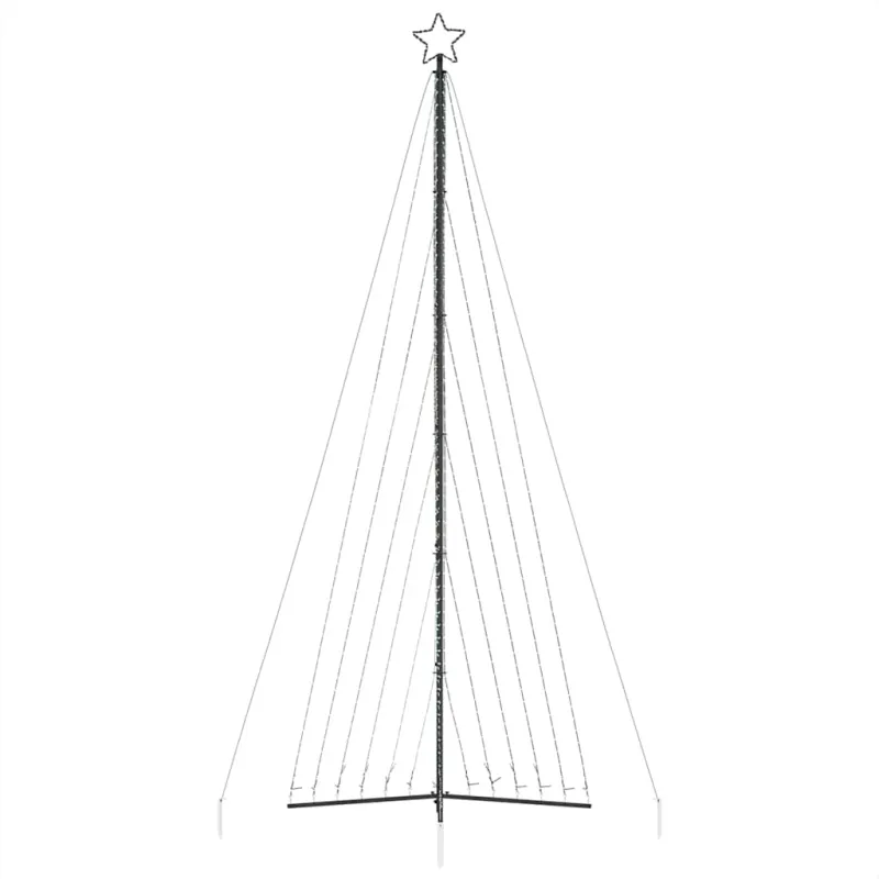 LED Kalėdų eglutė 789 LEDs Šilta Balta 476 cm