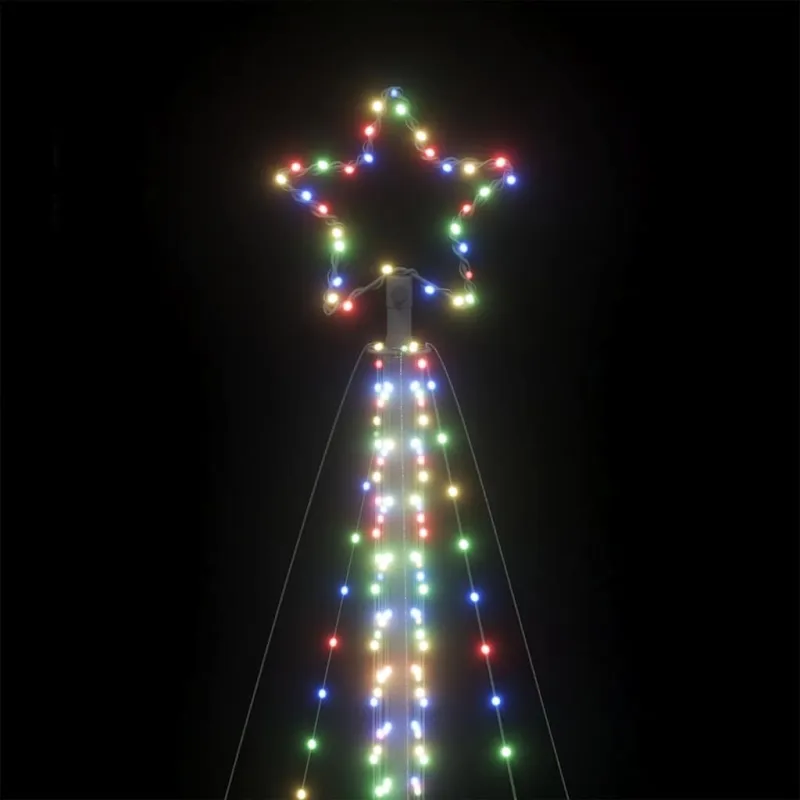 LED Kalėdų eglutė 789 LED Spalvingi 476 cm