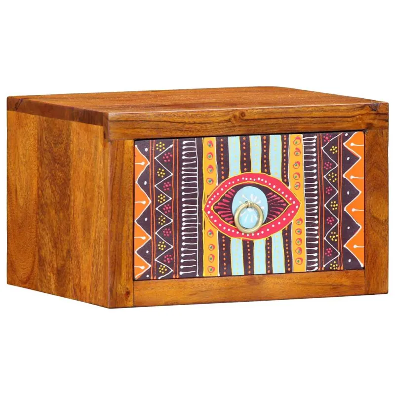 Šalia lovos spintelė su stalčių 2 pcs Ruda 35 x 30 x 22 cm