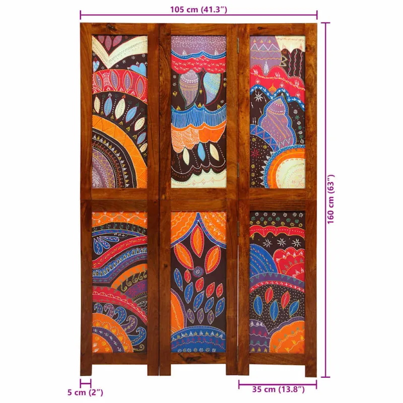 Kambario pertvara Medus ruda 105 x 1,5 x 160 cm