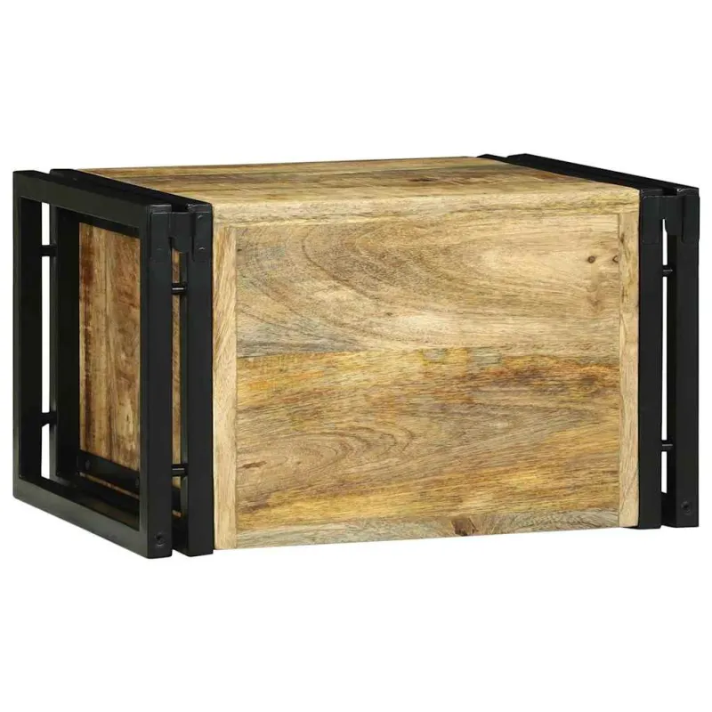 Vyno stovas 2 pcs 46 x 35 x 27,5 cm Kietas mango medis