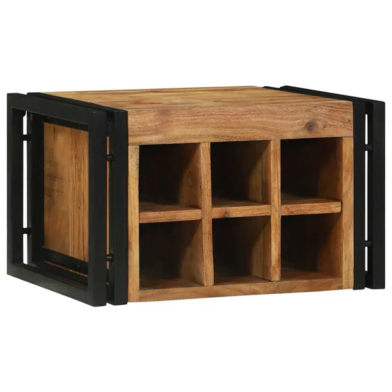 Vyno stovas 2 pcs 46 x 35 x 27,5 cm Kietos akacijos mediena