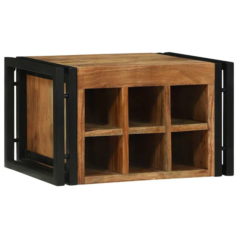 Vyno stovas 2 pcs 46 x 35 x 27,5 cm Kietos akacijos mediena