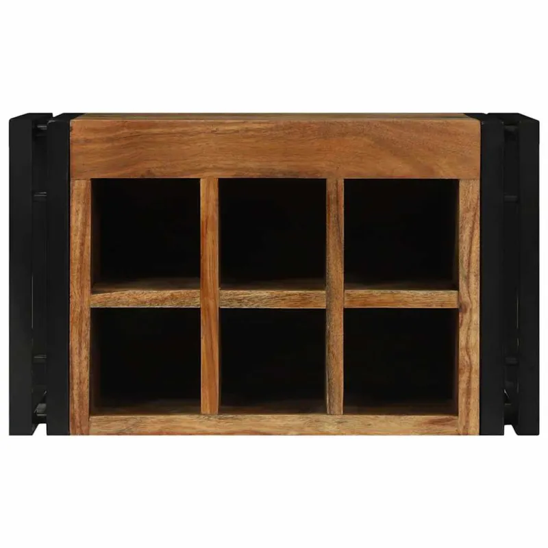 Vyno stovas 2 pcs 46 x 35 x 27,5 cm Kietos akacijos mediena