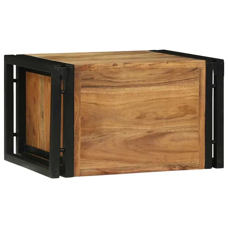 Vyno stovas 2 pcs 46 x 35 x 27,5 cm Kietos akacijos mediena