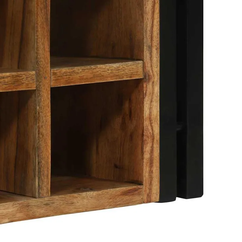 Vyno stovas 2 pcs 46 x 35 x 27,5 cm Kietos akacijos mediena