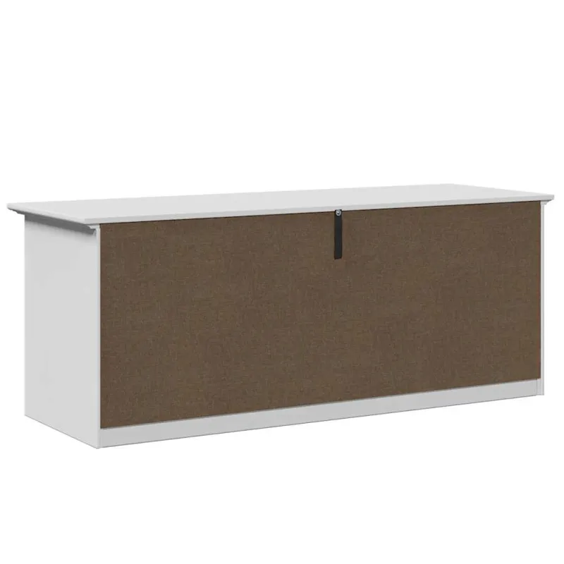 Prieškambario suolas "BODO" Baltas 114x40x45 cm