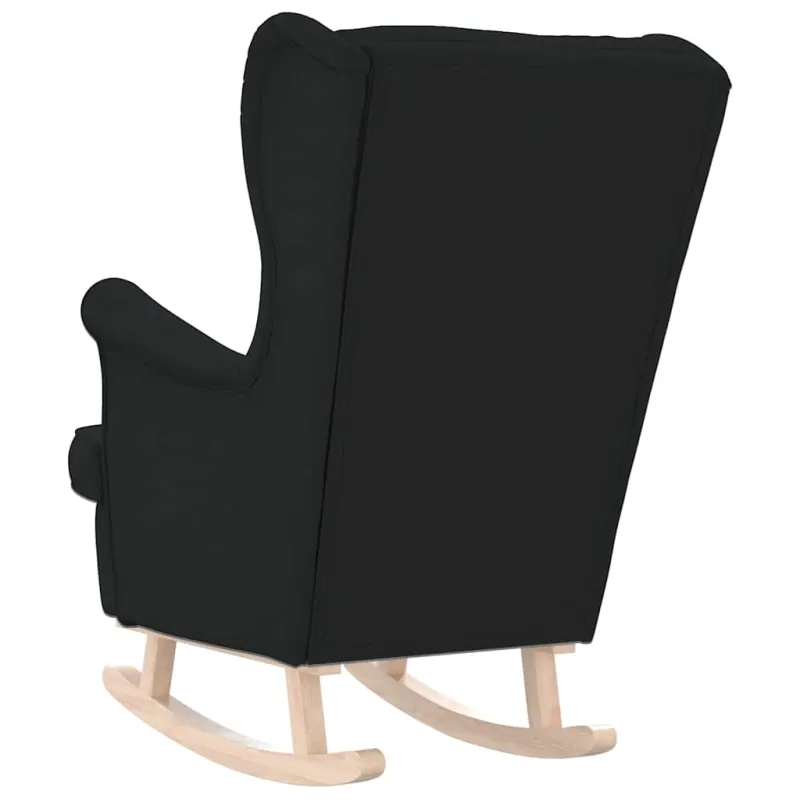 Supama kėdė Juoda 74x90x102 cm Audinys