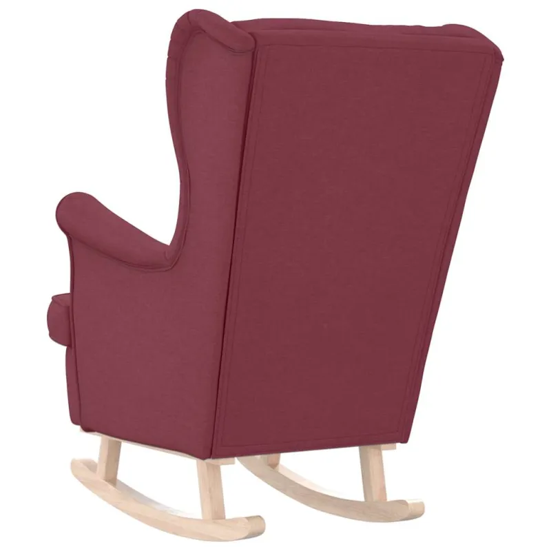 Supama kėdė Vyno raudona 74x90x102 cm Audinys