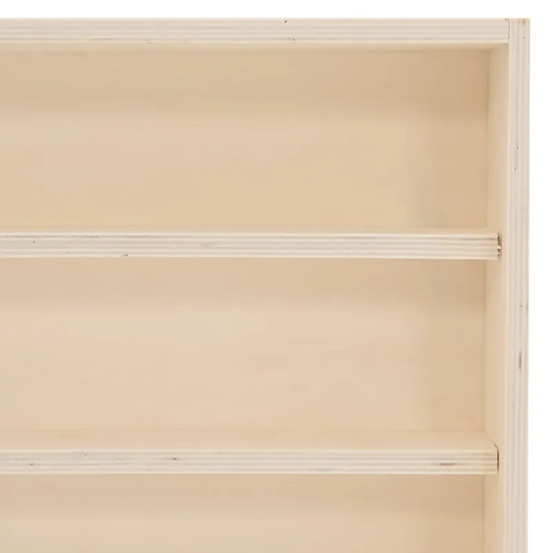 Medinė kolekcinė vitrina su durelėmis, 60x8,5x37cm