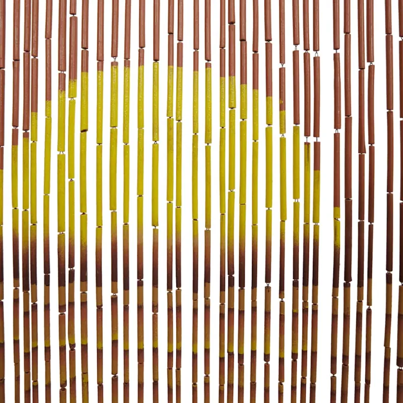 Vabzdžių durų užuolaidos, palmės spaudinys, 100x200cm, bambukas
