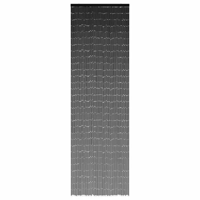 Vabzdžių durų užuolaida Tamsiai pilka 56x185 cm Bambukas