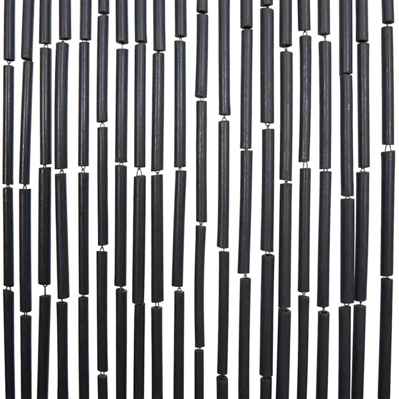 Vabzdžių durų užuolaidos, tamsiai pilkas, 100x220cm, bambukas