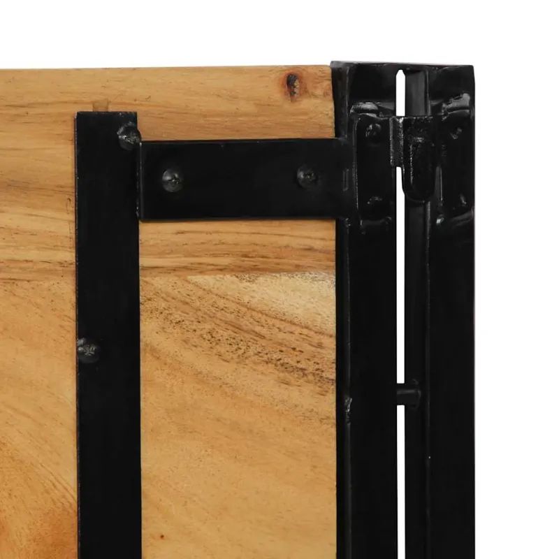 Galvūgalis, 180cm, akacijos medienos masyvas/geležis