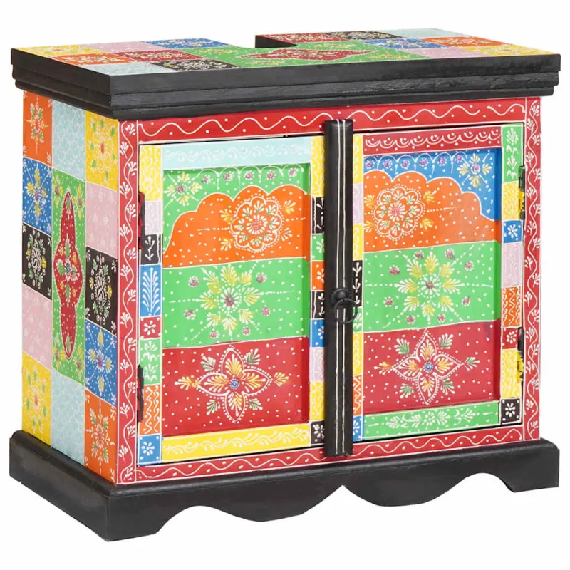Praustuvo spintelė Ruda 60 x 35 x 55 cm Kietas mango medis