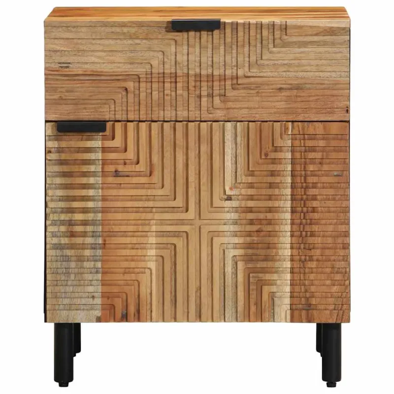 Lovos spintelė Ruda 50 x 33 x 60 cm Kietos akacijos mediena