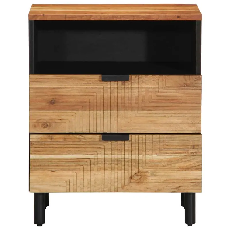 Lovos spintelė Ruda 50 x 33 x 62 cm Kietos akacijos mediena