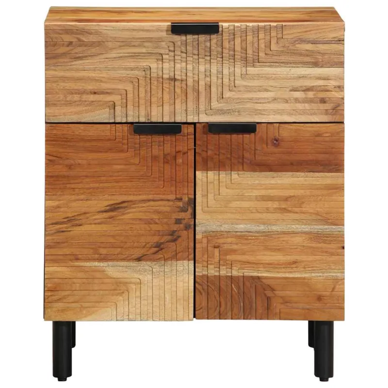 Lovos spintelė Ruda 50 x 33 x 60 cm Kietos akacijos mediena