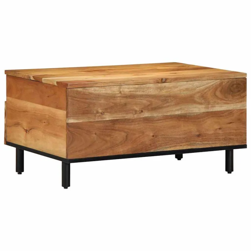 Kavos staliukas Ruda 80 x 54 x 40 cm Kietos akacijos mediena