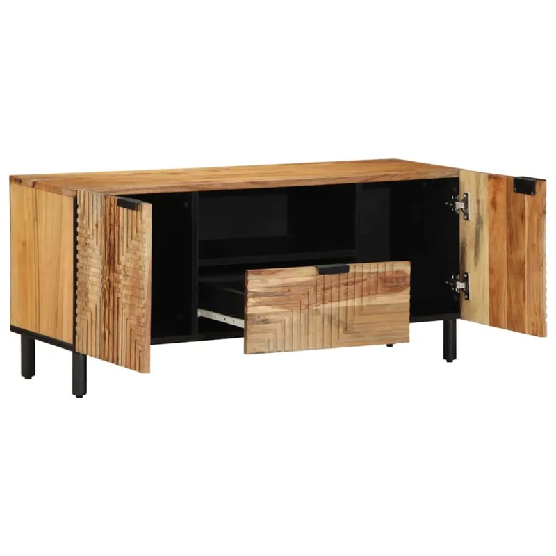 Televizoriaus spintelė Ruda 105 x 33 x 46 cm Kietas mango medis