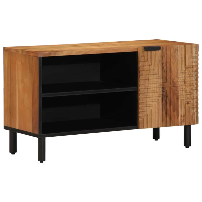 Televizoriaus spintelė Ruda 80 x 33 x 46 cm Kietas mango medis
