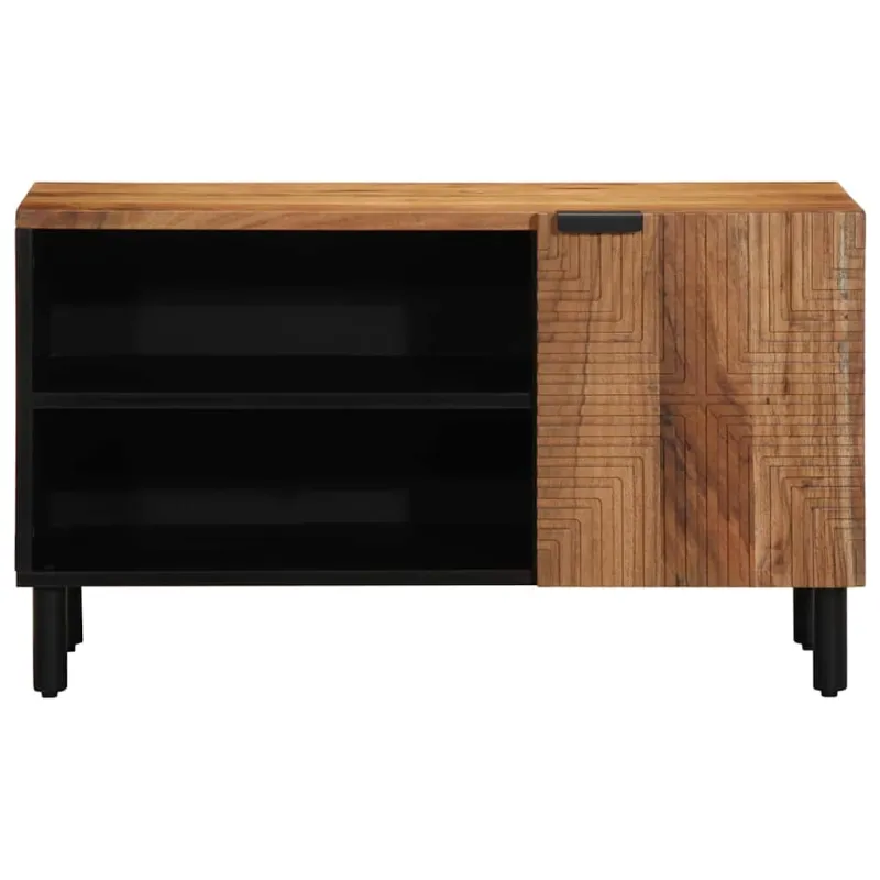 Televizoriaus spintelė Ruda 80 x 33 x 46 cm Kietas mango medis