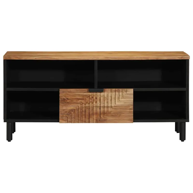 Televizoriaus spintelė Ruda 100 x 33 x 46 cm Kietas mango medis