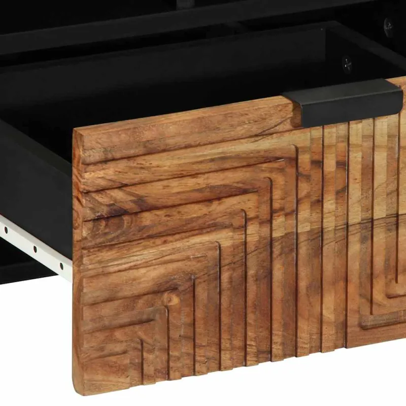 Televizoriaus spintelė Ruda 100 x 33 x 46 cm Kietas mango medis