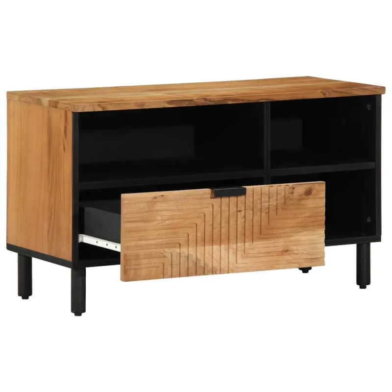 Televizoriaus spintelė Ruda 80 x 33 x 46 cm Kietas mango medis