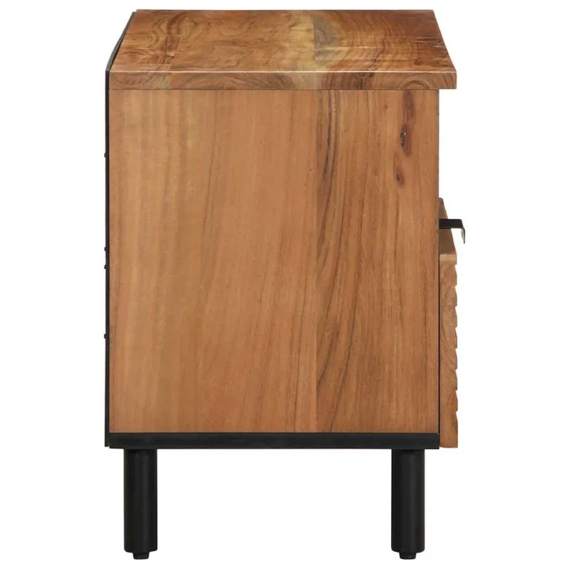 Televizoriaus spintelė Ruda 80 x 33 x 46 cm Kietas mango medis