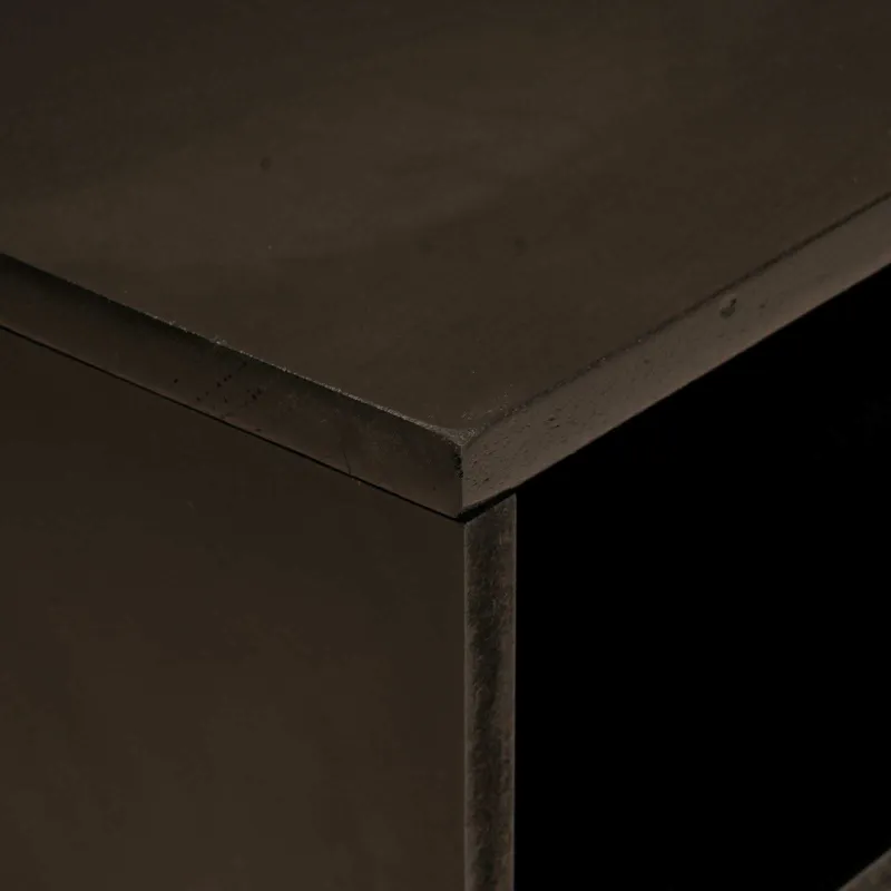 Televizoriaus spintelė Juodas ir auksinis 80 x 33 x 46 cm