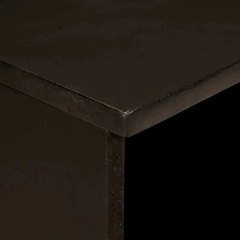 Televizoriaus spintelė Juodas ir auksinis 100 x 33 x 46 cm