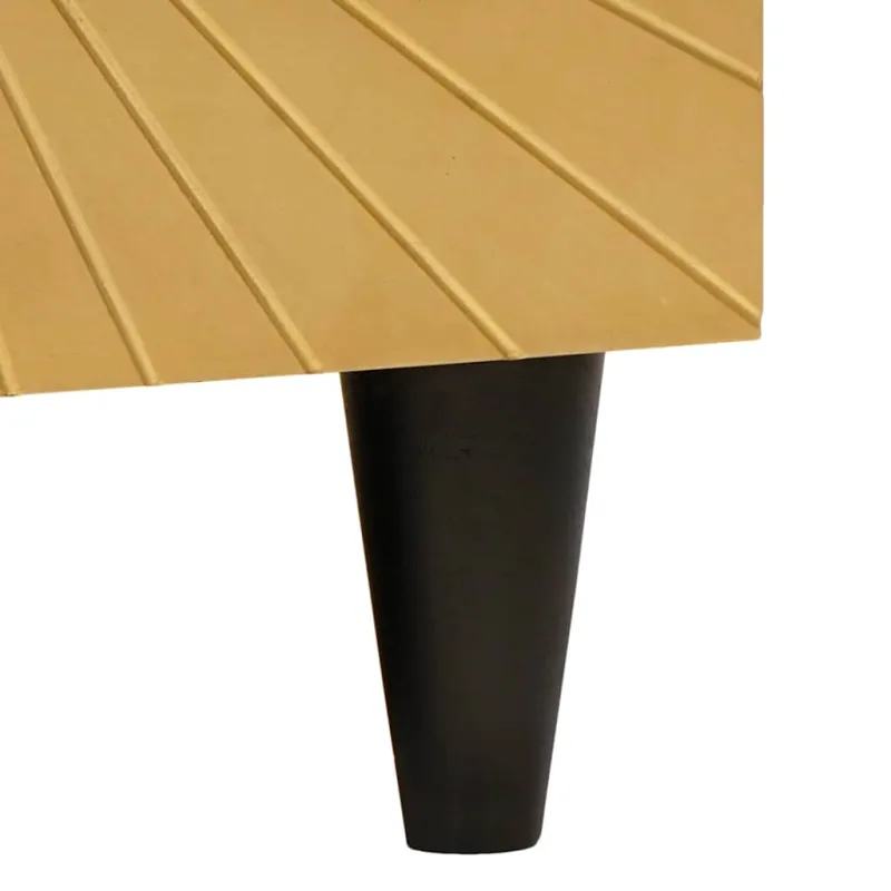 Kabalas Juodas ir auksinis 60 x 33 x 75 cm Kietas mango medis