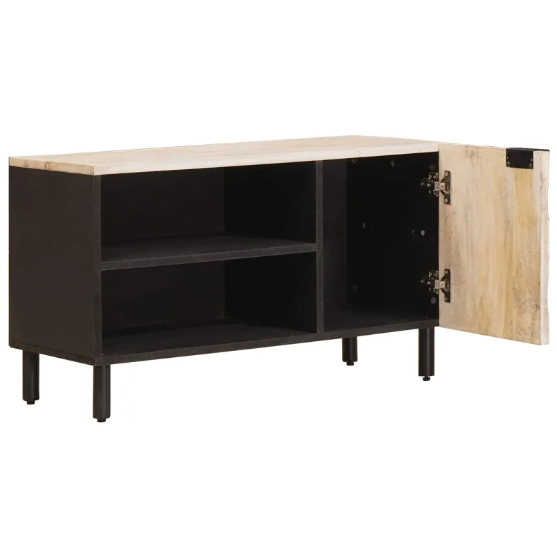 Televizoriaus spintelė Baltos skalbimo apdaila 80 x 33 x 46 cm