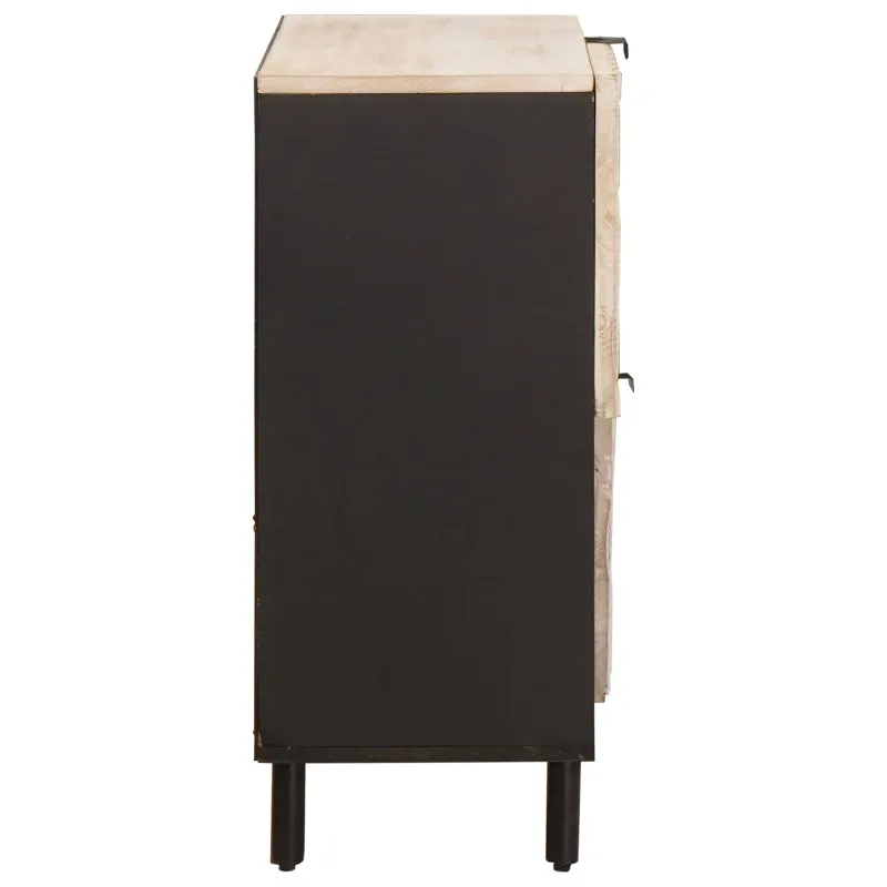 Kabalas su saugykla Baltos skalbimo apdaila 80 x 33 x 75 cm