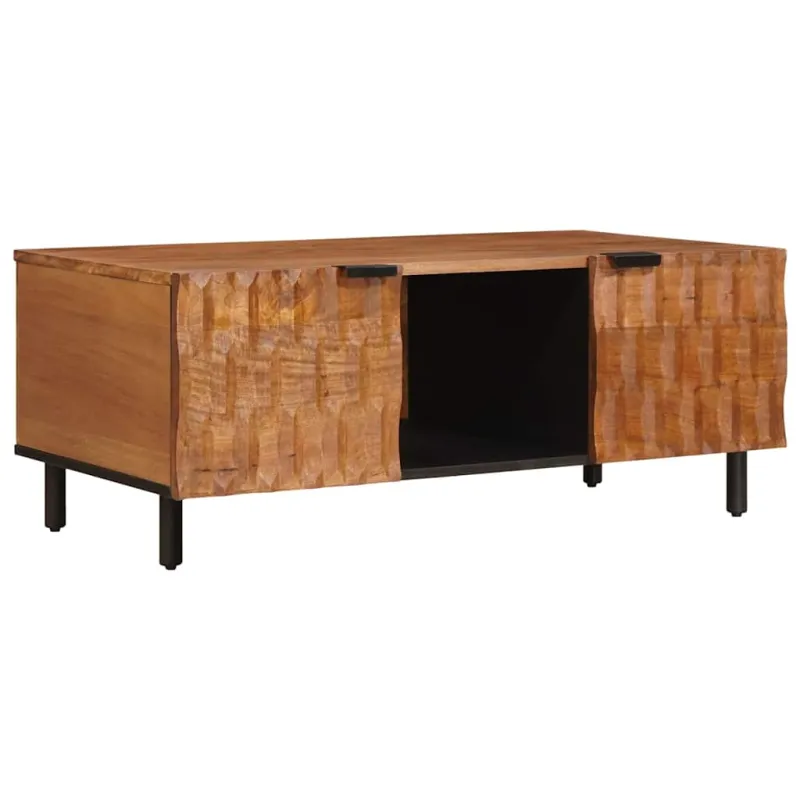 Kavos staliukas Ruda 100 x 54 x 40 cm Kietas mango medis
