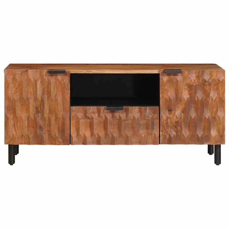 Televizoriaus spintelė Akacijos ruda apdaila 105 x 33 x 46 cm
