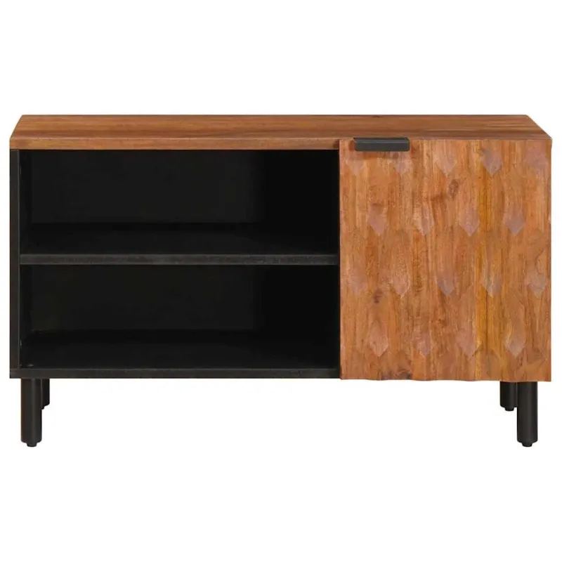 Televizoriaus spintelė Akacijos ruda apdaila 80 x 33 x 46 cm