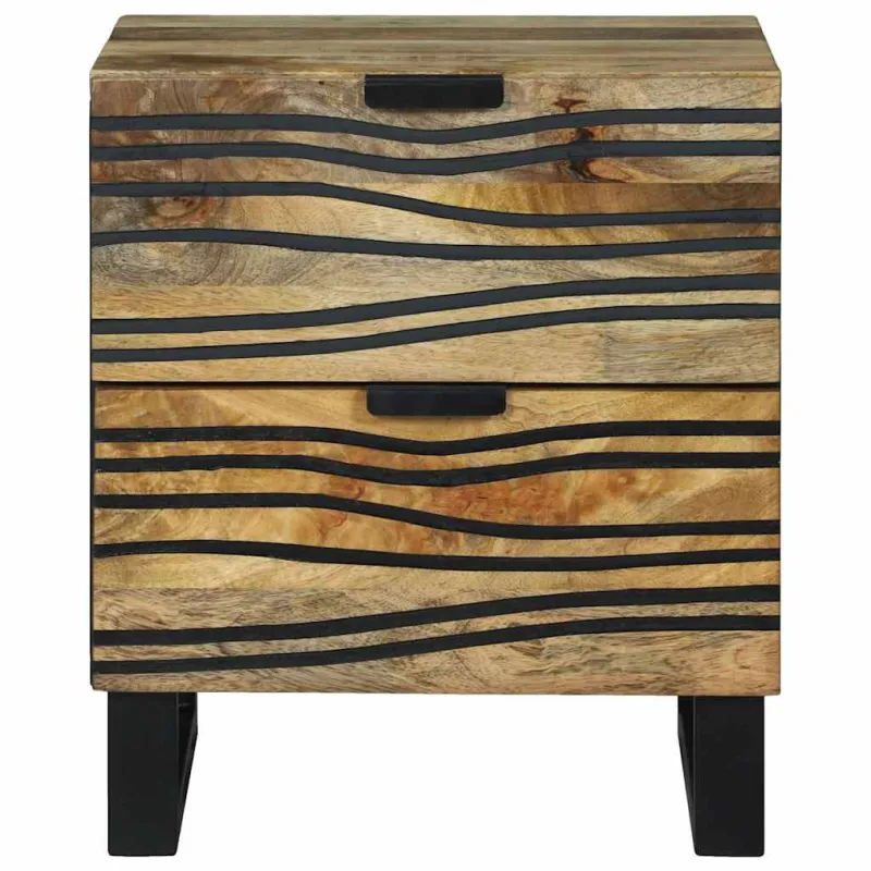 Šalia lovos spintelė Natūrali 40 x 33 x 46 cm Apdirbta mediena