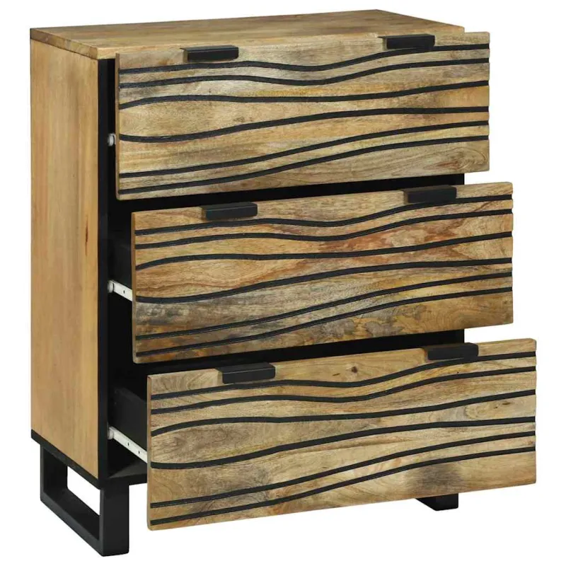 Kabalas Ruda 60 x 33.5 x 75 cm Mango medienos masyvas
