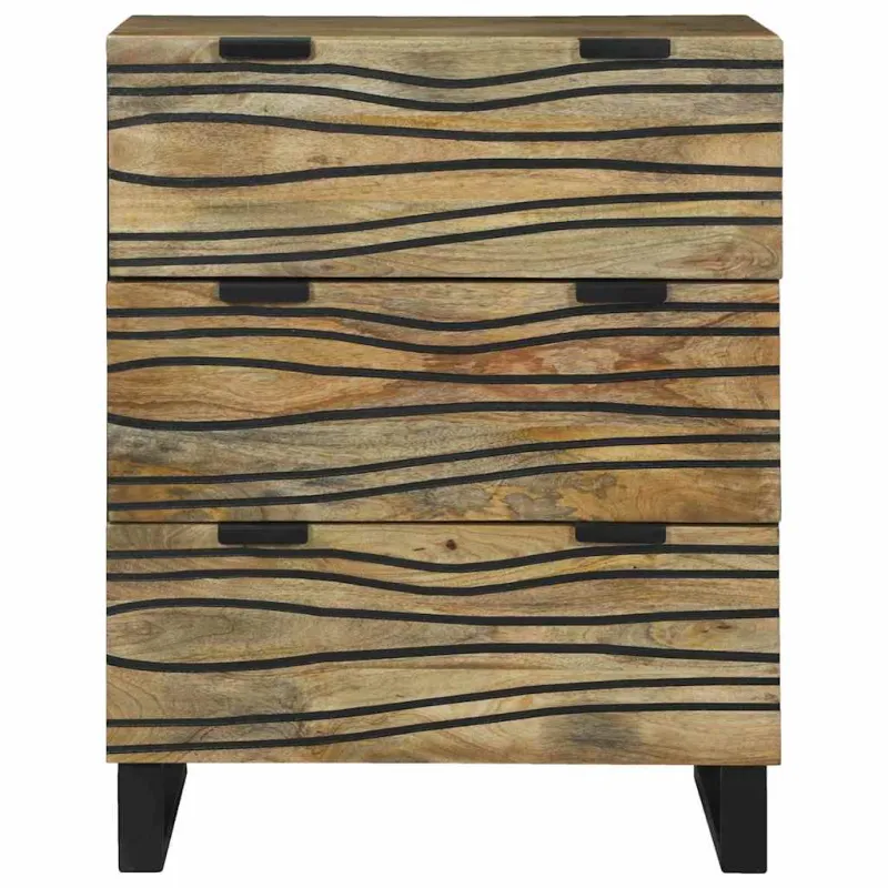 Kabalas Ruda 60 x 33.5 x 75 cm Mango medienos masyvas