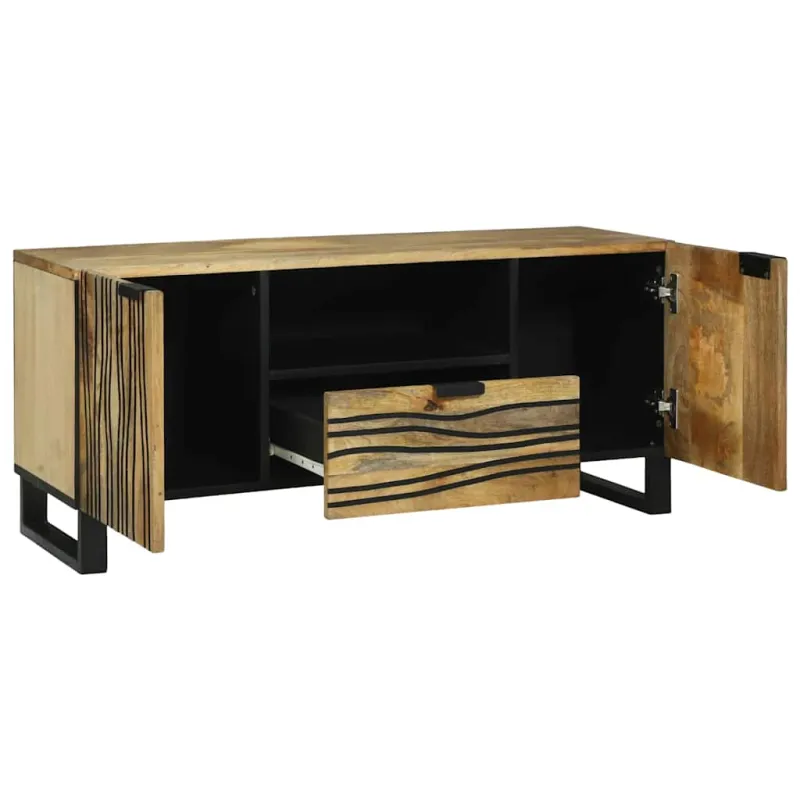 TV vienetai su stalčių Ruda 105 x 33 x 46 cm Apdirbta mediena