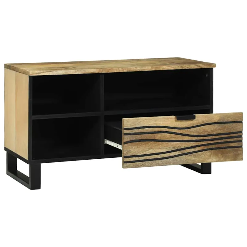 TV vienetai su stalčių Ruda 80 x 33 x 46 cm Apdirbta mediena