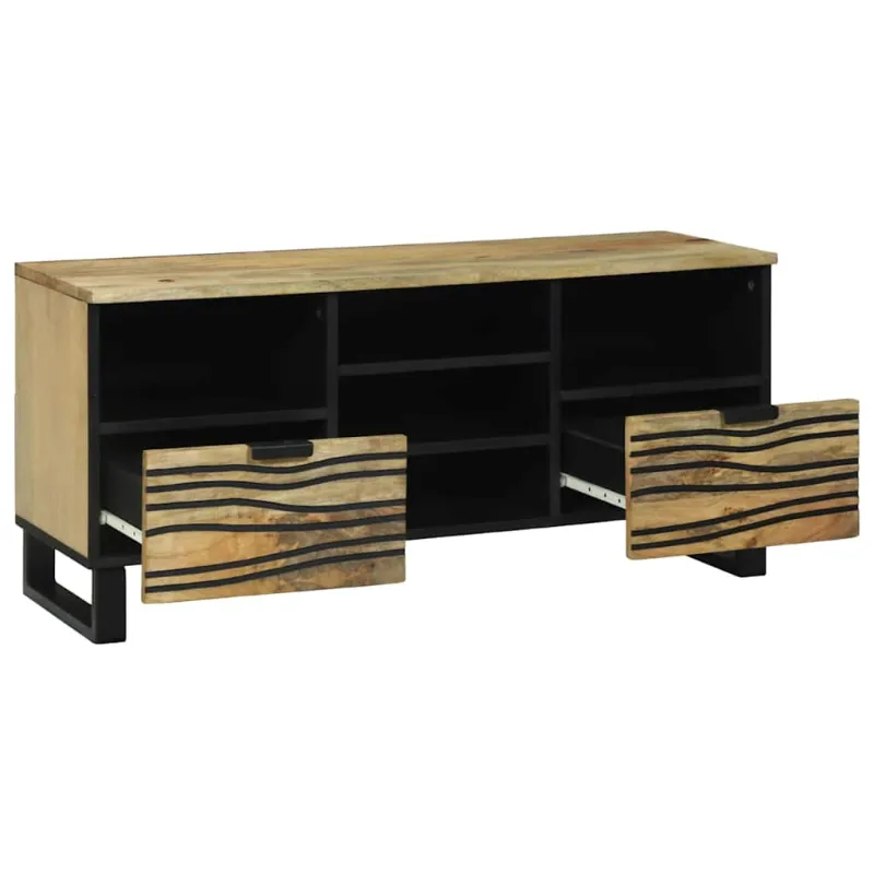 TV vienetai su stalčių Ruda 100 x 33 x 46 cm Apdirbta mediena