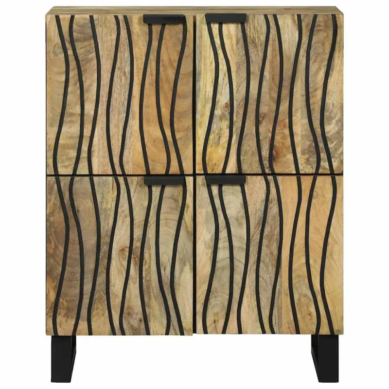 Komodas Ruda 60 x 33 x 75 cm mango medienos masyvas