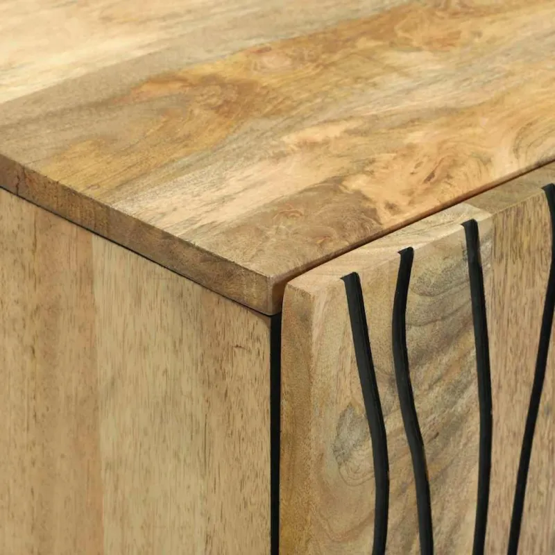 Komodas Ruda 60 x 33 x 75 cm mango medienos masyvas